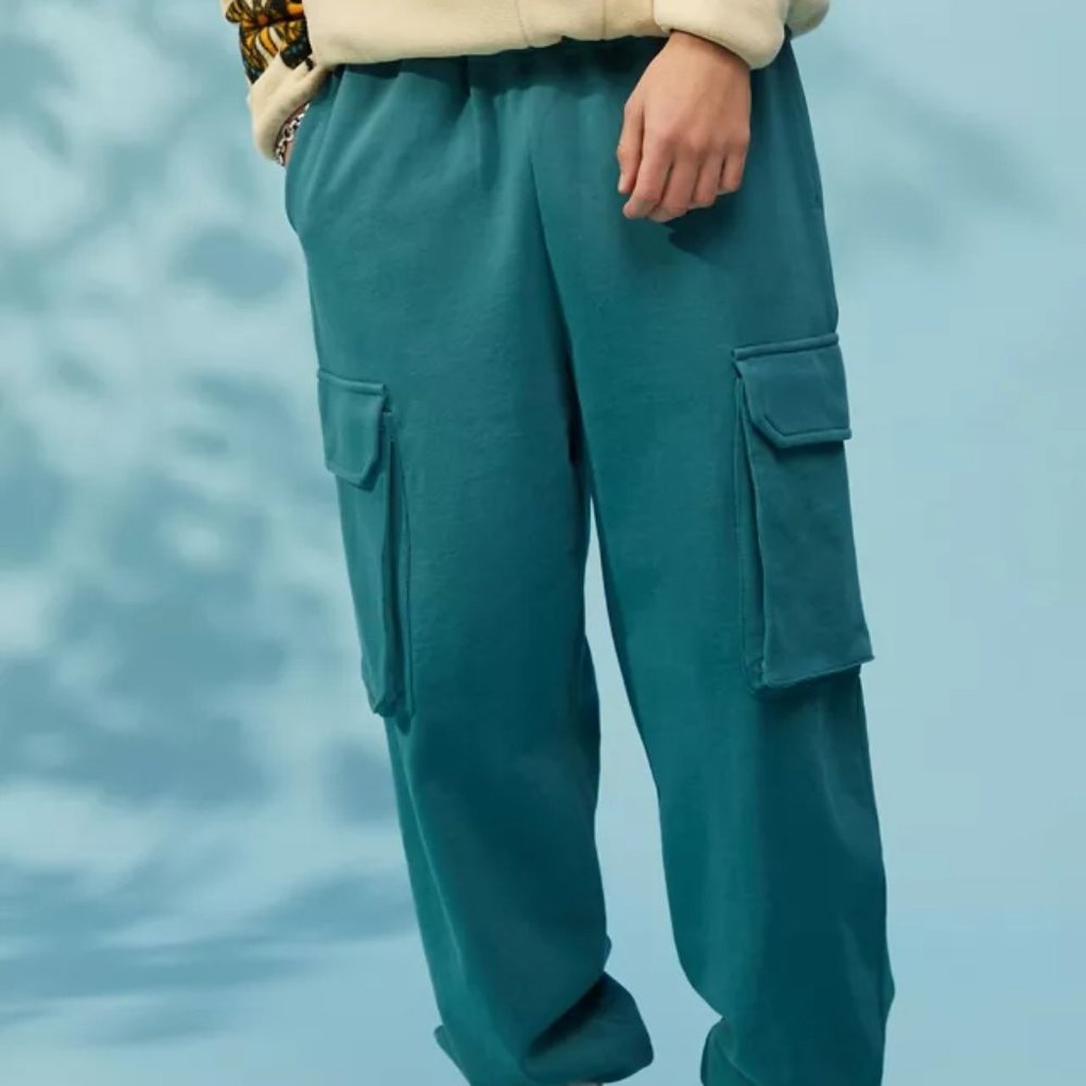 BDG Teal Cargo Pants